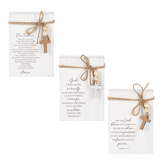 prayer beaded blocks