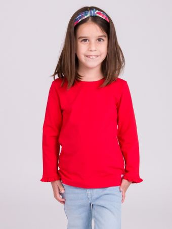 knit ruffle top