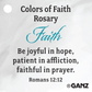 colors of faith rosaries