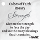 colors of faith rosaries