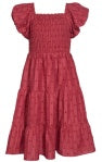 rose tiered midi