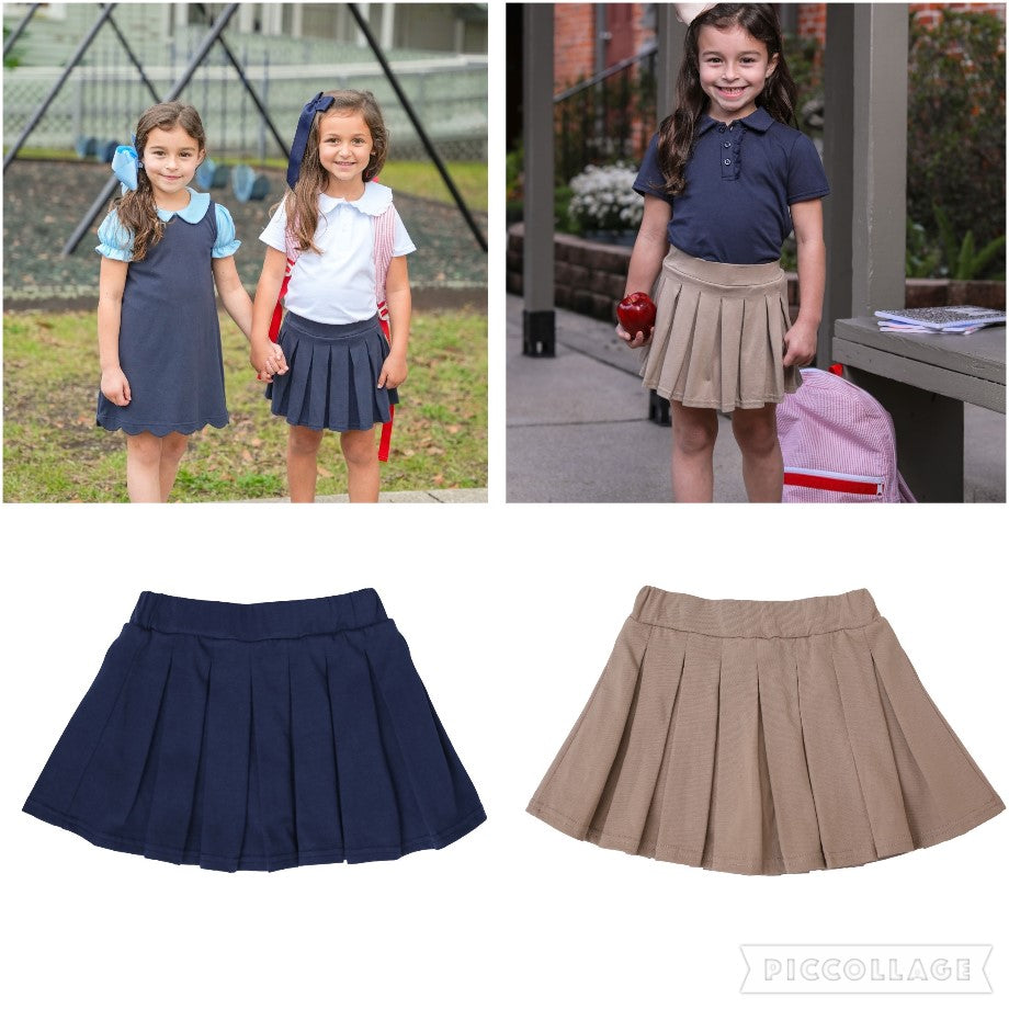 pleated skorts