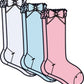 3pk bow knee high