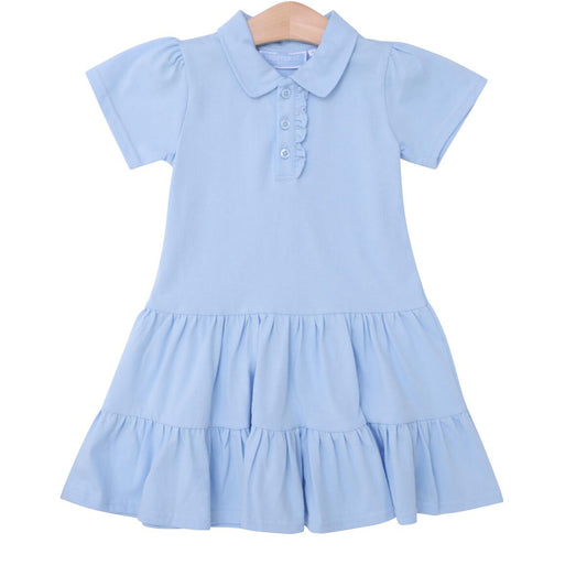 ruffle polo dress