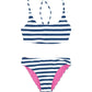 navy waverly revers. bikini